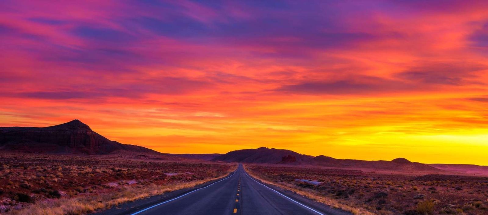 Phoenix, Arizona desert landscape at sunset